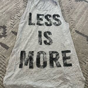 Closet Gray Top with Black Text